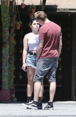 ARIEL WINTER in Cut-Off Denim Out in Los Angeles 05/15/2018