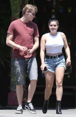 ARIEL WINTER in Cut-Off Denim Out in Los Angeles 05/15/2018