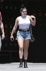 ARIEL WINTER in Cut-Off Denim Out in Los Angeles 05/15/2018