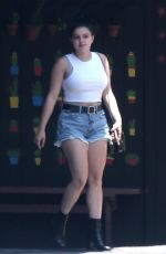 ARIEL WINTER in Cut-Off Denim Out in Los Angeles 05/15/2018