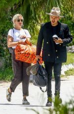 ASHLEE SIMPSON Arrives at Airport in Eleuthera 04/30/2018