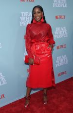 ASHLEY BLAINE at Dear White People Premiere in Los Angeles 05/02/2018