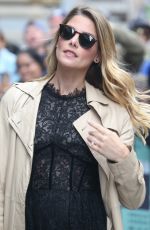 ASHLEY GREENE Arrives at AOL Build in New York 05/22/2018