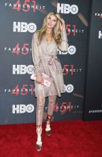 ASHLEY HAAS at Fahrenheit 451 Premiere in New York 05/08/2018