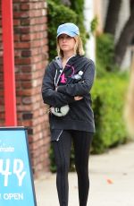 ASHLEY TISDALE Heading to a Gym in Los Angeles 05/12/2018