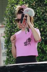 ASHLEY TISDALE Heading to a Spa in Los Angeles 05/18/2018