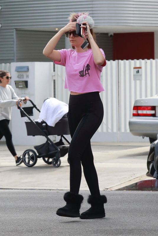 ASHLEY TISDALE Heading to a Spa in Los Angeles 05/18/2018