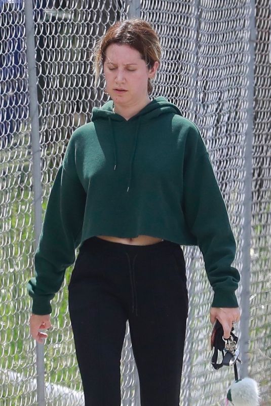ASHLEY TISDALE Leaves a Spa in Los Angeles 05/13/2018