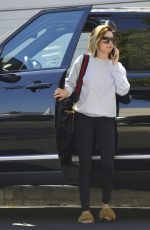 ASHLEY TISDALE Show New Short and Blonde Hairstyle in Los Angeles 05/15/2018