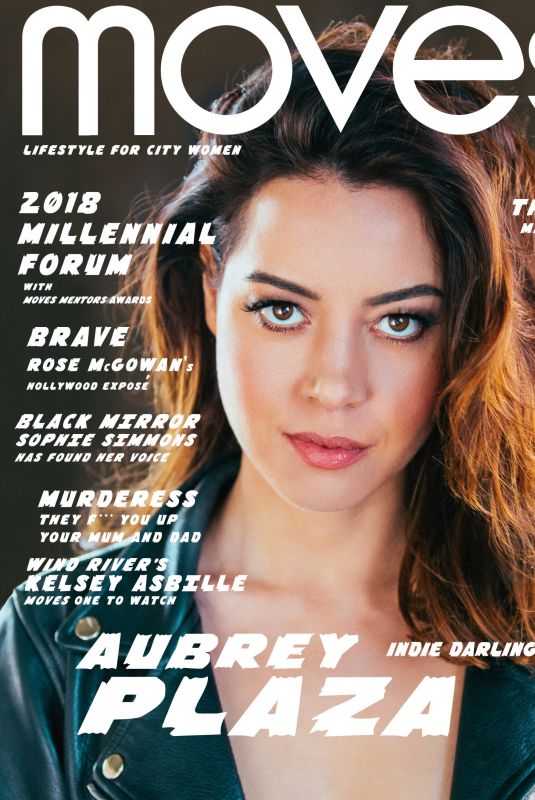 AUBREY PLAZA in New York Moves Magazine, May 2018