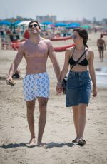 AURORA RAMAZZOTTI in Bikini at a Beach in Forte Dei Marmi 05/20/2018