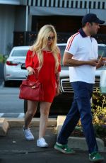 AVRIL LAVIGNE and Phillip Sarofim Out in Los Angeles 04/22/2018