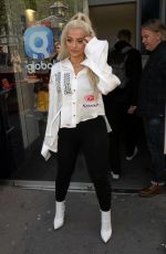 BEBE REXHA Arrives at Global Radio in London 05/03/2018