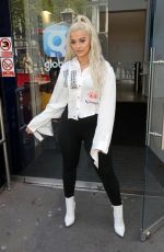 BEBE REXHA Arrives at Global Radio in London 05/03/2018