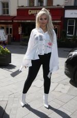 BEBE REXHA Arrives at Global Radio in London 05/03/2018