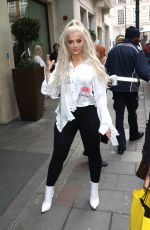 BEBE REXHA Arrives at Global Radio in London 05/03/2018