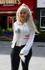 BEBE REXHA Arrives at Global Radio in London 05/03/2018