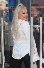 BEBE REXHA Arrives at Global Radio in London 05/03/2018