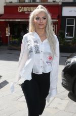 BEBE REXHA Arrives at Global Radio in London 05/03/2018