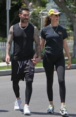 BEHATI PRINSLOO and Adam Levine Out and About in Los Angeles 05/27/2018