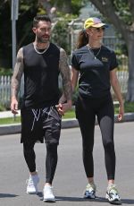 BEHATI PRINSLOO and Adam Levine Out and About in Los Angeles 05/27/2018