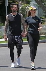 BEHATI PRINSLOO and Adam Levine Out and About in Los Angeles 05/27/2018