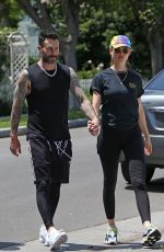 BEHATI PRINSLOO and Adam Levine Out and About in Los Angeles 05/27/2018
