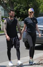 BEHATI PRINSLOO and Adam Levine Out and About in Los Angeles 05/27/2018