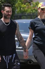 BEHATI PRINSLOO and Adam Levine Out and About in Los Angeles 05/27/2018