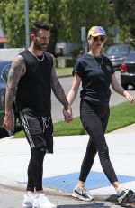 BEHATI PRINSLOO and Adam Levine Out and About in Los Angeles 05/27/2018