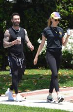 BEHATI PRINSLOO and Adam Levine Out and About in Los Angeles 05/27/2018