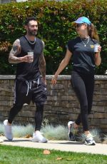 BEHATI PRINSLOO and Adam Levine Out and About in Los Angeles 05/27/2018