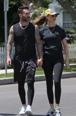 BEHATI PRINSLOO and Adam Levine Out and About in Los Angeles 05/27/2018