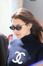 BELLA HADID Arrives at Her Hotel in Paris 05/02/2018