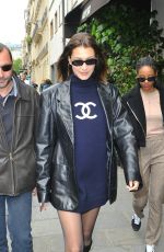 BELLA HADID Arrives at Her Hotel in Paris 05/02/2018