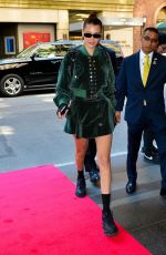 BELLA HADID Arrives to Carlyle Hotel in New York 05/07/2018