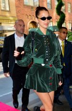 BELLA HADID Arrives to Carlyle Hotel in New York 05/07/2018