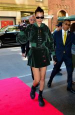 BELLA HADID Arrives to Carlyle Hotel in New York 05/07/2018