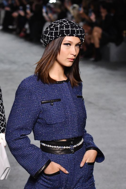 BELLA HADID at Chanel Cruise 2018/2019 Collection Launch in Paris 05/03/2018