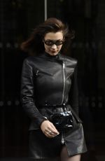 BELLA HADID Leaves Royal Monceau Hotel in Paris 05/03/2018