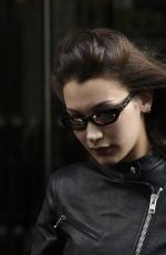 BELLA HADID Leaves Royal Monceau Hotel in Paris 05/03/2018