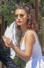 BELLA HADID Out for Lunch at Hotel Martinez in Cannes 05/10/2018