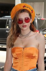 BELLA THORNE at Times Square in New York 05/25/2018