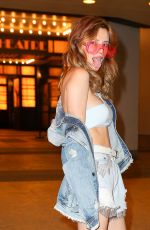 BELLA THORNE Leaves TRL Studio in New York 05/22/2018