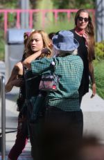BRIE LARSON on the Set of Captain Marvel in Los Angeles 05/09/2018