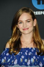 BRITT ROBERTSON at Disney/ABC/Freeform Upfront in New York 05/15/2018