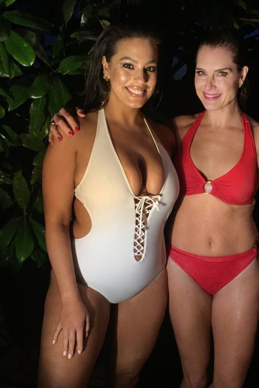 BROOKE SHIELDS and ASHLEY GRAHAM in Swimsuit for All Campaign