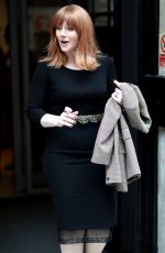 BRYCE DALLAS HOWARD Arrives at Chris Evans Breakfast Show in London 05/25/2018