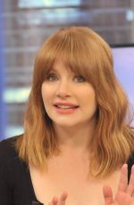 BRYCE DALLAS HOWARD at El Hormiguero Show in Madrid 05/21/2018