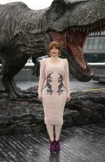 BRYCE DALLAS HOWARD at Jurassic World: Fallen Kingdom Photocall in London 05/24/2018